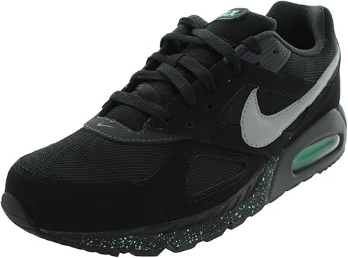 Nike T nis masculino Air Max IVO Preto/Mtt Slvr/Grn, Preto/Mtt